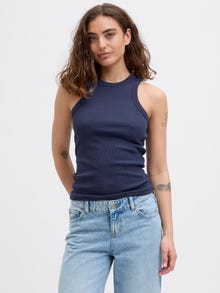 Jack & Jones Kadın Halter Yaka Bluz - Forest -Naval Academy - 12224661