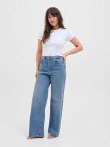 Jack & Jones Kadın Wıde Fıt Jean - Tokyo -Light Blue Denim - 12225887