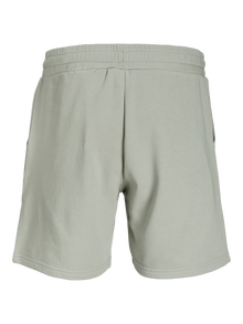 Jack & Jones Erkek Logo Baskili Sweat Sort - Newsoft -Wrought Iron - 12228920