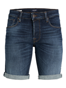 Jack & Jones Rıck Icon 232 Denım Şort -Blue Denim - 12229830