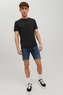 Jack & Jones Rıck Icon 232 Denım Şort -Blue Denim - 12229830