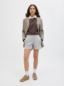 Jack & Jones Kadın Sweat Şort - Alfa -Light Grey Melange - 12231608