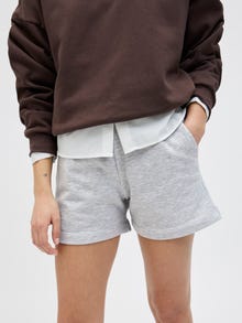 Jack & Jones Kadın Sweat Şort - Alfa -Light Grey Melange - 12231608