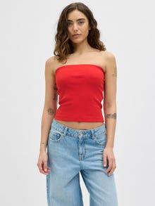 Jack & Jones Kadın Straplez Bluz - Fıona -Racing Red - 12234188