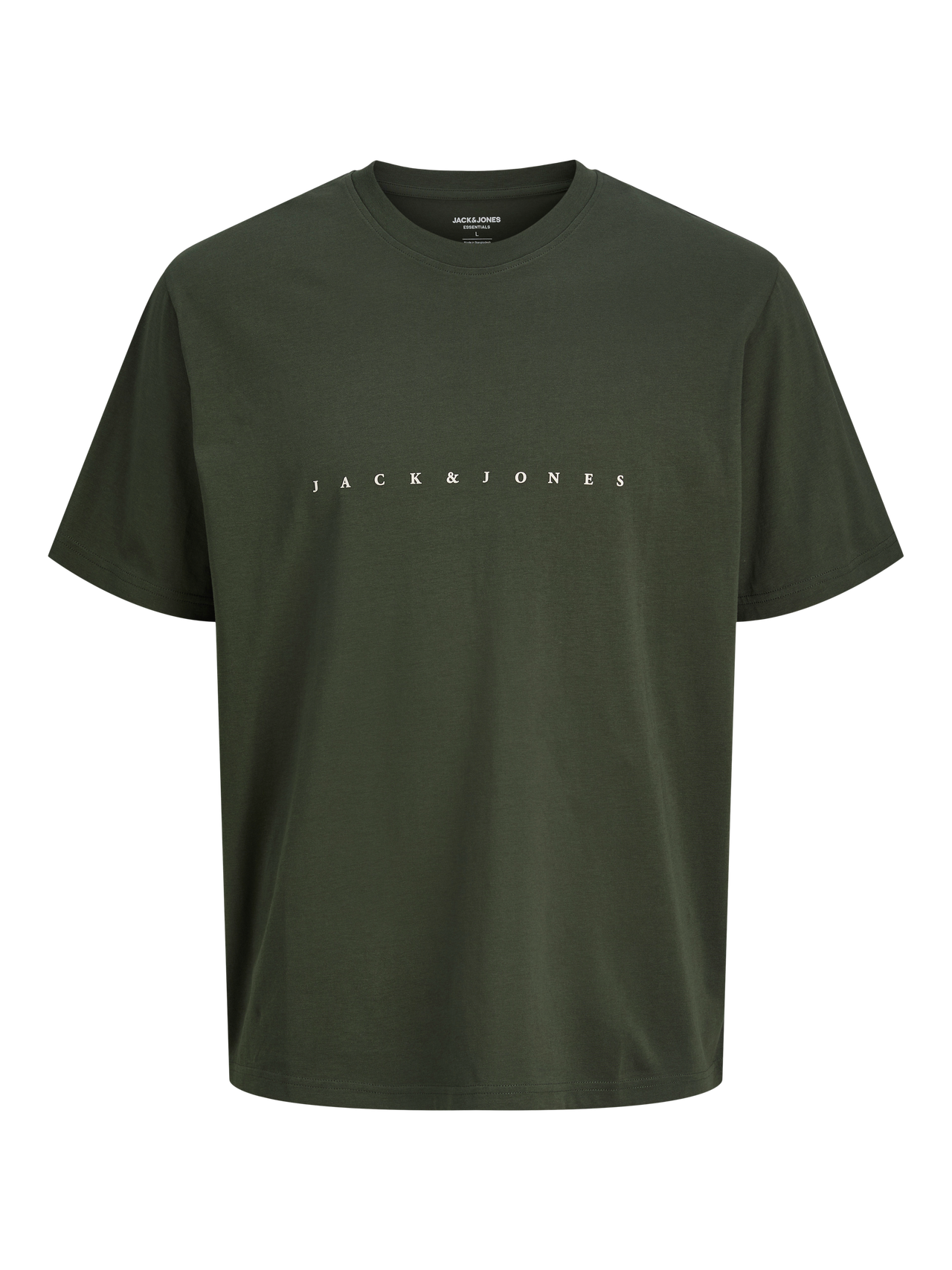 Jack & Jones Erkek Göğüs Logo Baskılı Tişört - Star -Duffel Bag - 12234746