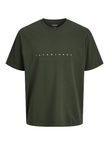 Jack & Jones Erkek Göğüs Logo Baskılı Tişört - Star -Duffel Bag - 12234746