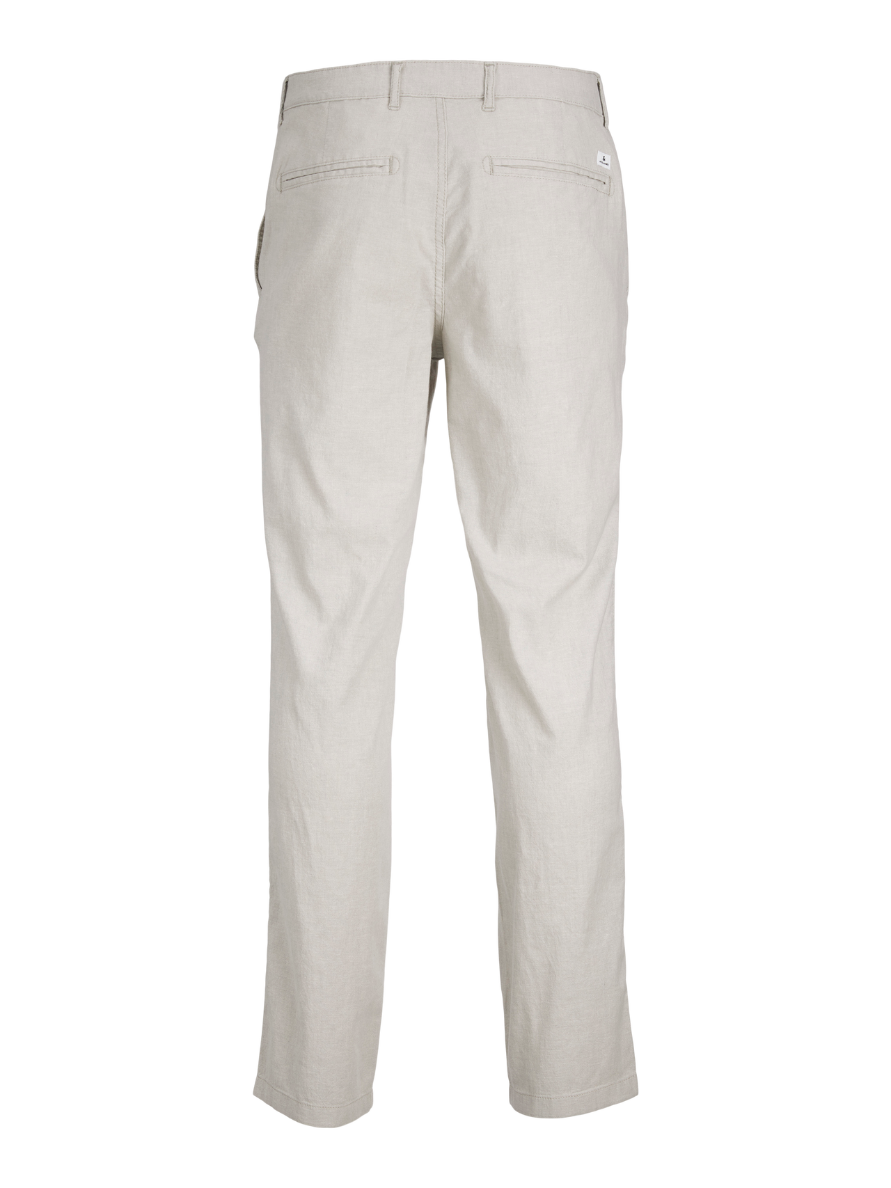 Jack & Jones Büyük Beden Keten Chıno Pantolon - Ollıe -Wrought Iron - 12235774