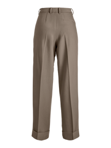 Jack & Jones Kadın Pile Detaylı Kumaş Pantolon - Mary -Brindle - 12236944