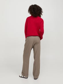 Jack & Jones Kadın Pile Detaylı Kumaş Pantolon - Mary -Brindle - 12236944