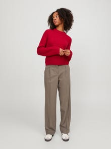 Jack & Jones Kadın Pile Detaylı Kumaş Pantolon - Mary -Brindle - 12236944