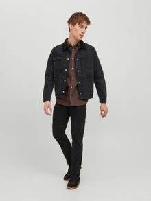 Jack & Jones Erkek Chrıs 912 Loose Fıt Jean -Black Denim - 12237392