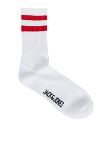 Jack & Jones Erkek Çizgili Tekli Çorap - Edan -Bittersweet - 12240479