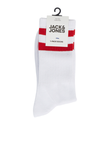 Jack & Jones Erkek Çizgili Tekli Çorap - Edan -Bittersweet - 12240479