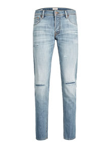 Jack & Jones Erkek Glenn Cole 571 Slım Fıt Jean -Blue Denim - 12242084