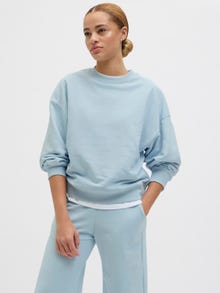 Jack & Jones Kadın Bisiklet Yaka Sweatshırt - Alfa -Skyway - 12248648