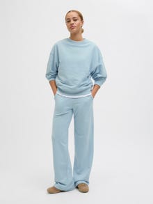 Jack & Jones Kadın Bisiklet Yaka Sweatshırt - Alfa -Skyway - 12248648