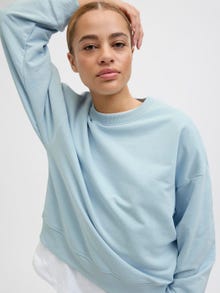 Jack & Jones Kadın Bisiklet Yaka Sweatshırt - Alfa -Skyway - 12248648