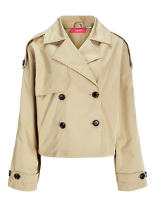 Jack & Jones Kadın Kısa Trençkot - Carlıe -Twill - 12248654