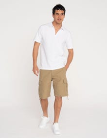Jack & Jones Erkek Kargo Şort - Cole -Elmwood - 12248685