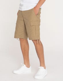 Jack & Jones Erkek Kargo Şort - Cole -Elmwood - 12248685
