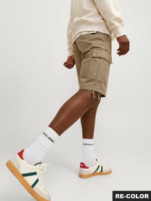 Jack & Jones Erkek Kargo Şort - Cole -Elmwood - 12248685
