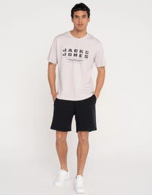 Jack & Jones Erkek Sweat Şort - Gordon -Black - 12248831
