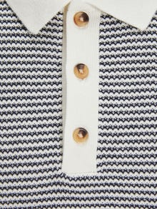 Jack & Jones Çizgili Polo Yaka Tişört - Lucas -Navy Blazer - 12248910