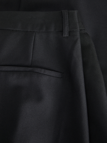 Jack & Jones Kadın Yüksek Bel Dokuma Pantolon - Ellıs -Black - 12248958