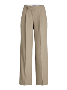 Jack & Jones Kadın Yüksek Bel Dokuma Pantolon - Ellıs -Brindle - 12248958