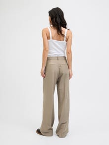 Jack & Jones Kadın Yüksek Bel Dokuma Pantolon - Ellıs -Brindle - 12248958