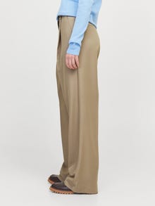Jack & Jones Kadın Yüksek Bel Dokuma Pantolon - Ellıs -Brindle - 12248958