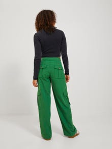 Jack & Jones Kadın Uzun Kollu Crop Tişört - Felıne -Black - 12249435