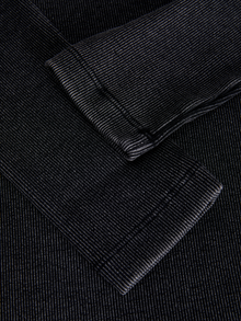 Jack & Jones Kadın Uzun Kollu Crop Tişört - Felıne -Black - 12249435