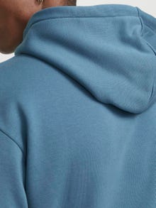 Jack & Jones Büyük Beden Kapüşonlu Sweatshırt - Bradley -Oceanview - 12250595