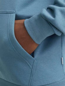 Jack & Jones Büyük Beden Kapüşonlu Sweatshırt - Bradley -Oceanview - 12250595