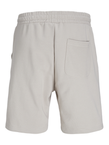 Jack & Jones Erkek Logo Baskılı Sweat Şort - Kane -Moonbeam - 12252251