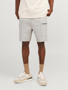 Jack & Jones Erkek Logo Baskılı Sweat Şort - Kane -Moonbeam - 12252251