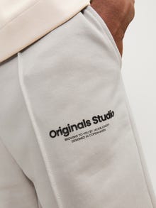 Jack & Jones Erkek Logo Baskılı Sweat Şort - Kane -Moonbeam - 12252251