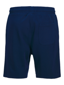Jack & Jones Erkek Logo Baskılı Sweat Şort - Kane -Ocean Cavern - 12252251