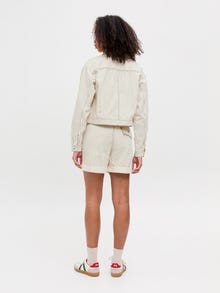 Jack & Jones Kadın Chino Şort - Maddy -Blanc de Blanc - 12253014