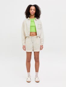 Jack & Jones Kadın Chino Şort - Maddy -Blanc de Blanc - 12253014