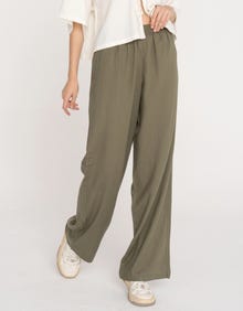 Jack & Jones Kadın Keten Pantolon - Poppy -Dusty Olive - 12253952