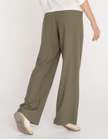 Jack & Jones Kadın Keten Pantolon - Poppy -Dusty Olive - 12253952