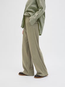 Jack & Jones Kadın Keten Pantolon - Poppy -Dusty Olive - 12253952