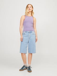 Jack & Jones Kadın Bisiklet Yaka Bluz - Evelyn -Lilac Breeze - 12254344