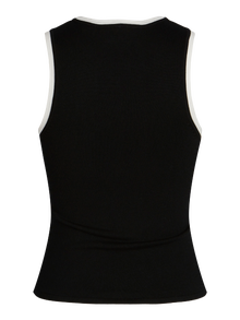 Jack & Jones Kadın Bisiklet Yaka Bluz - Evelyn -Black - 12254344