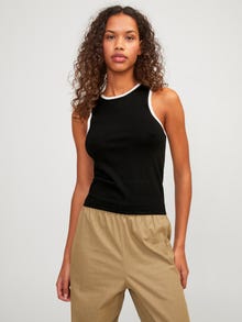 Jack & Jones Kadın Bisiklet Yaka Bluz - Evelyn -Black - 12254344