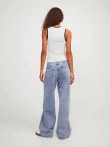 Jack & Jones Kadın Bisiklet Yaka Bluz - Evelyn -Cloud Dancer - 12254344