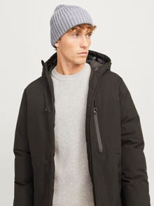 Jack & Jones Erkek Bere - Prıme -Light Grey Melange - 12254346