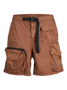 Jack & Jones Erkek Rahat Kesim Kargo Şort - Bıll -Malt Ball - 12255608